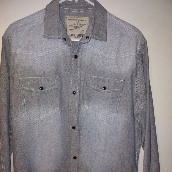 Jack south London men's denim shirt. - Picture 2 of 8